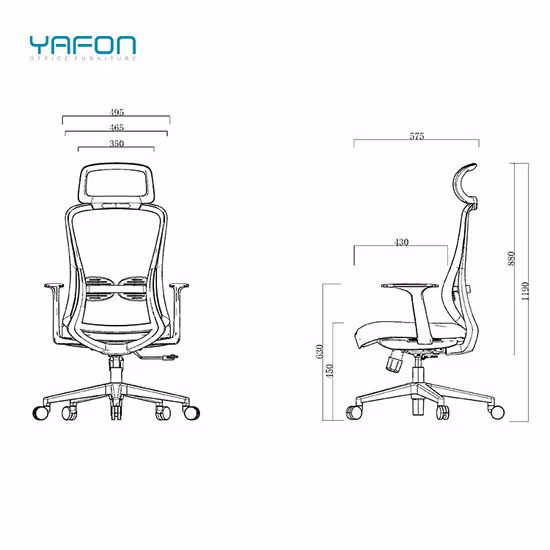 Muebles De Oficina Ergonomic High