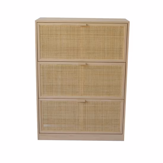 Aparador de ratán de madera maciza para el hogar, sala de estar, cocina, armario multifuncional, armario de almacenamiento para dormitorio, gran oferta