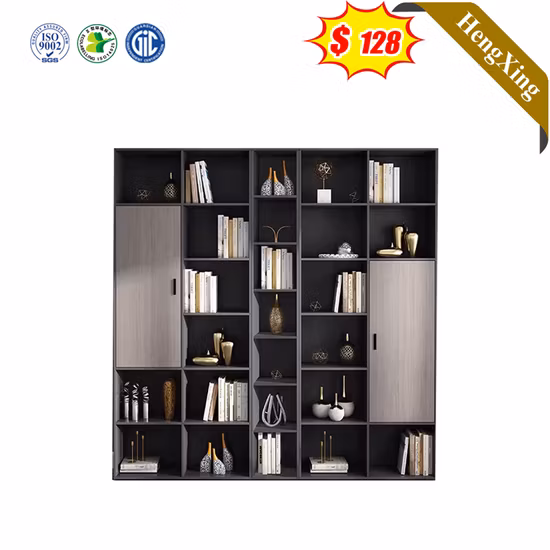 Productos de cocina Espejos de madera negros Puerta de vidrio Muebles para el hogar Aparador de sala de estar Mesita de noche
